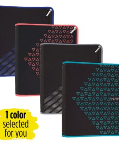 Alternative view of Five Star Zipper Binder, 2 Inch 3 Ring Binder, Xpanz Expandable with Interior Pockets, Color Selected For You, 1 Count (29040),13.63" x 2.63" x 12", Assorted Colors