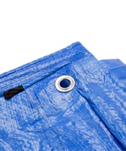 Grizzly Tarps by B-Air 8' x 10' Large Multi-Purpose Waterproof Heavy Duty Poly Tarp with Grommets Every 36", 8x8 Weave, 5 Mil Thick, for Home, Boats, Cars, Camping, Protective Cover, Blue 8' x 10' 39 71zU0a5MHXL