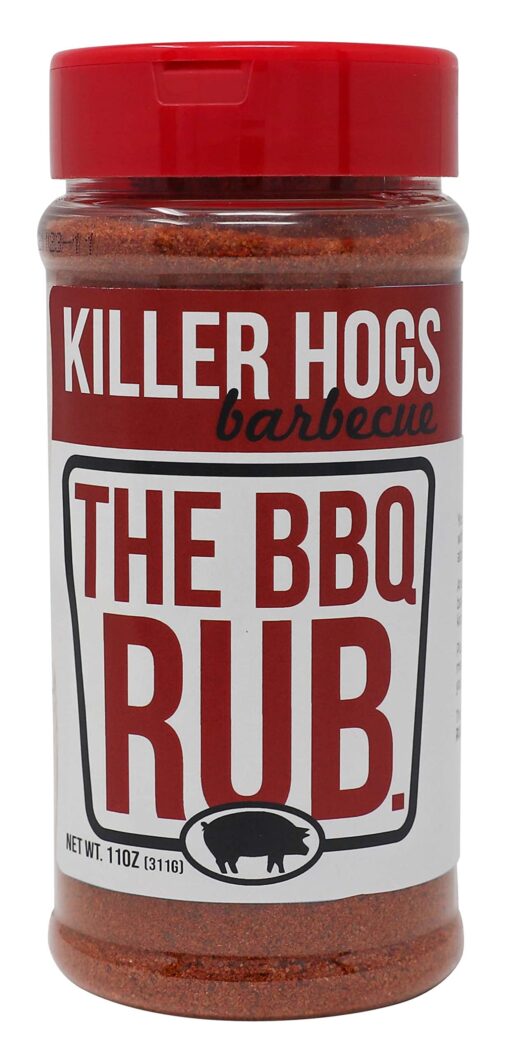 Killer Hogs The BBQ Rub | Championship Grill Seasoning for Beef, Steak, Burgers, Pork, and Chicken | 11 Ounces 11 Ounce (Pack of 1)