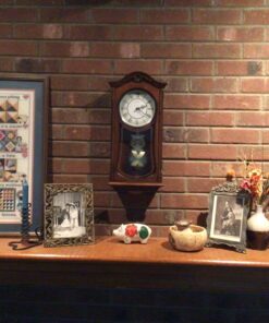 Bulova Clocks C3542 Cranbrook Wall Mount Analog Wooden Chiming Clock, Brown 15 71zUHpJn4L