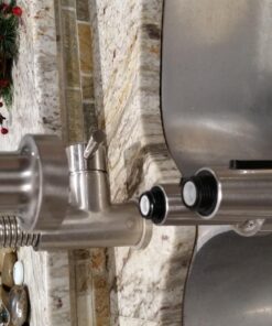 VIGO VG02001ST 19" H Edison Single-Handle with Pull-Down Sprayer Kitchen Faucet in Stainless Steel 31 71zVnjC1XgL