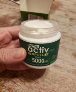 HEMPACTIV Joint & Muscle Relief Cream, Infused with Hemp, Menthol, MSM & Arnica, Soothe Discomfort in Your Back, Muscles, Joints, Neck, Shoulder, Knee, Nerves - 2 Fl Oz 2 Fl Oz (Pack of 1) 27 71zVrfqXlBL
