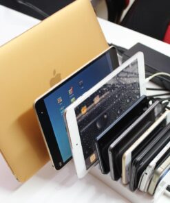 Alxum iPad Charging Station for Multiple Devices, 96W 10 Port Cell Phone Charging Station Organizer,USB Fast Charger Dock Compatible w iPad/iPhone/Android/Kindle/Fire/Kindle Tablet, UL Certified,White 91 71zW5Kz5KkL