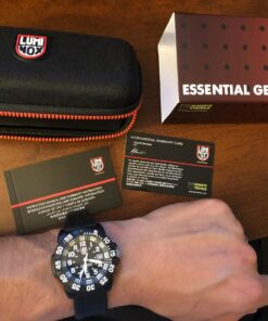 Luminox - Original Navy Seal- Mens Watch - Military Dive Watch - Date Function - 200m Water Resistant - Mens Watches - Made in Switzerland 44mm Black|White - XS.3051.F 26 71zWNxymRCL