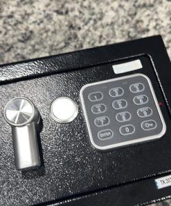 SereneLife Premium Steel Digital Safe Box - 9.1" x 6.7" x 6.7" | Secure Storage for Cash, Firearms, Jewelry & More | Great For Hotels, Cabinets & Home Use | Electronic & Mechanical Access - 2 Keys 35 71zWzaJUa2L 2