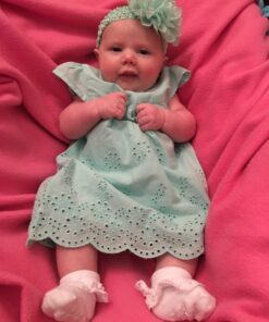 QandSweet Baby Girl's Headbands with Chiffon Lotus Flower Soft Nylon Headwraps for Take Pictures (Camellia Flower 15Pcs) Camellia Flower 15pcs 61 71zXhcFz0XL