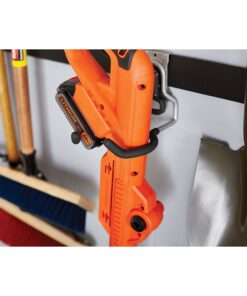 Rubbermaid FastTrack Garage Storage System Tool Hanging Kit, Garage Organization, Wall Mount Holder for Garden Lawn Tools 2 Rails, 4 Hooks 27 71zY4O5JnML