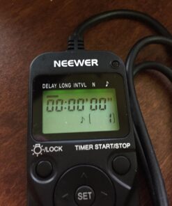 Neewer LCD Timer Shutter Release Remote Control for Canon 700D/T5i, 650D/T4i, 550D/T2i, 500D/T1i, 350D/XT, 400D/XTi, 1000D/XS, 450D/XSi, 60D, 100D, and Pentax Standard Packaging 35 71zYOmQVL4L