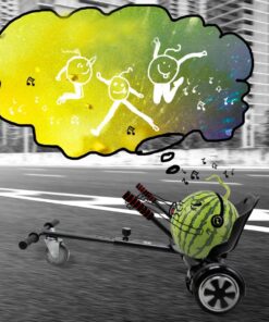 Hiboy HC-01 Hoverboard Kart Seat Attachment Accessory for 6.5" 8" 10" Two Wheel Self Balancing Scooter Black 27 71zZGPW6gIL