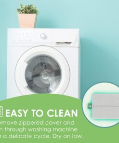 Cushy Form Bolster Pillow for Lumbar and Leg Support - 20.5 x 8 x 4.5 Inches Half Moon Memory Foam Cushion for Stomach, Back & Side Sleepers - Roll Pillows for Back and Neck w/Washable Cover Semi Roll - 4.5" 40 71zZbtt2hoL 1