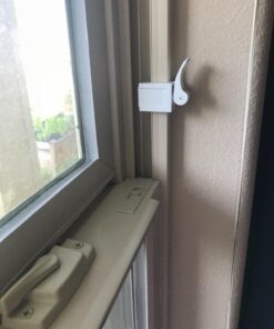 Prime-Line U 9809 Sliding Window Lock for Vinyl Windows – Easy Installation to Keep Windows Securely Closed – Diecast Construction, White (2 Pack) 1/2 in. 43 71zZwJRajL