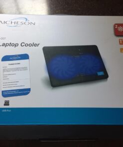 AICHESON Laptop Cooling Pad 2 1000RPM Fans Portable Computer Cooler, Blue LEDs, S007 92 71zbV5cgNTL