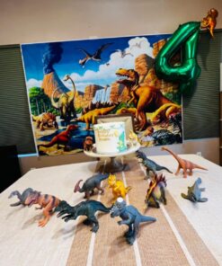 PREXTEX 10'' Dinosaur Figures - 12 Plastic Dinosaur Toys for Boys & Girls - Assorted Dinosaurs Include T-Rex & More - Dinosaur Toys for Kids 3-5+ 10 Pack - 8-10 Inch Assorted 26 71zbcylJXlL