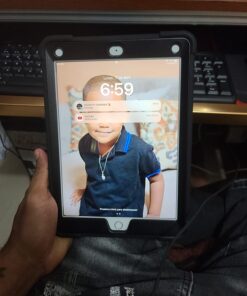 Rantice iPad 6th Generation Cases , 5th Case , Air 2 9.7 Shockproof Rugged Drop Protection Cover Built with Kickstand for 9.7'' A1893/A1954/A1822/A1823 (Black) Black 38 71zc6bFU0KL