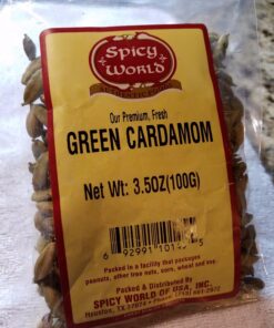 Spicy World Green Cardamom Pods 3.5 Oz - As Seen on Tik Tok - Premium Quality Whole Green Cardamom Pods | Vegan | Large | Aromatic Cardamon 3.5 Ounce (Pack of 1) 37 71zcjthsinL