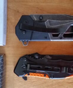 NDZ Performance TAC-Force Spring Assisted Opening EMT EMS Orange Rescue Folding Pocket Knife New 42 71zcjx7AC1L