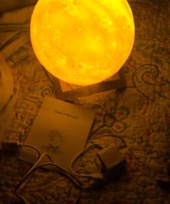 Ehobroc Moon Lamp 5.9 inch Moon Light Ball 3D Moon Lamp 3 Colors Moon Night Light, Touch&Remote Control LED Glowing Moon Globe Light, Christmas Gift for Kids Lover Children Parents Birthday Gifts 50 71zd0Mhu4IL