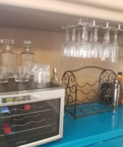 Organize It All Large Chrome Stemware Holder - 1876W 33 71zdOjF7hL