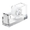 OfficeGoods Acrylic Tape Dispenser - Beautiful Modern Accessory for The Stylish Desk at Home, The Office, or School - Holds Standard, Large & Extra-Large Tape Rolls - Silver 17 71zdT9CdQFL