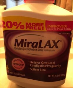 MiraLAX Laxatives, 26.9 Ounce (Discontinued by Manufacturer) 7 71zeX3DZ4NL