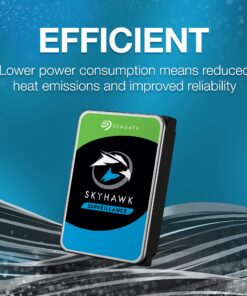 SEAGATE ST4000VX007 Skyhawk 4TB Surveillance Hard SATA 6Gb/s 64MB Cache 3.5-Inch Internal Drive-Frustration Free Packaging (ST4000VXZ07) Mechanical Hard Disk HDD 22 71zed2QJj6L