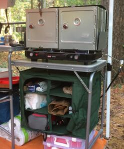 Coleman Portable Camping Oven with Thermometer & Adjustable 10 Sq. In. Rack, Designed to Sit on Top of Camp Stoves or Fire 62 71zf4q AC6L
