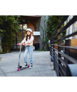 Razor A Kick Scooter for Kids - Lightweight, Foldable, Aluminum Frame, and Adjustable Handlebars A (Standard) Green Standard Packaging 13 71zfDsKAhuL