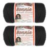 2 Pack Bonnie Macramé Cord - 4mm - 100 Yard Lengths Black