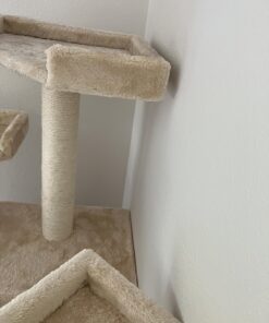 Go Pet Club Cat Tree, 50W x 26L x 72H, Beige 45 71zfNkQP8ZL