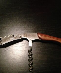 Hicoup Wine Opener - Professional Corkscrews for Wine Bottles w/Foil Cutter and Cap Remover - Manual Wine Key for Servers, Waiters, Bartenders and Home Use - Classic Rosewood 51 71zfh4d6QjL