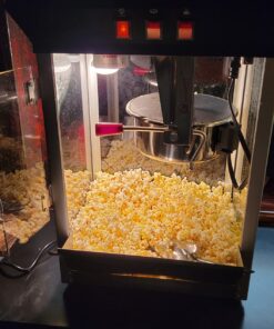 Olde Midway Bar Style Popcorn Machine Maker Popper with 8-Ounce Kettle - Black 8 oz. Kettle 53 71zgXHZAtWL