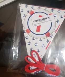 Ahoy It's A Boy Nautical Baby Shower Banner Pennant 16 71zgbTASPwL
