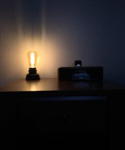 Kiven Steampunk Table Lamp UL Certification Button Switch Cord Vintage Style Desk Light E26 Iron Base Modern Antique Table Light Bulbs Not Included 27 71zgdRiTHfL