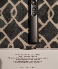 Amazon Basics Wireless Presenter, Red Laser, 2.4GHz, Battery Operated, Hyperlink 41 71zgv3OwhL