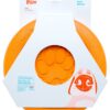 West Paw Zogoflex Zisc Dog Flying Disc, High Flying Aerodynamic Disc for Dogs Puppy – Lightweight, Floatable Disc for Fetch, Tug of War, Catch, Play – Doubles as Food/Water Bowl, Large 8.5", Tangerine 1 22 71zhNQY8hL