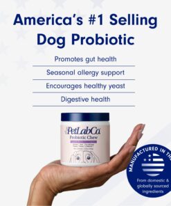 PetLab Co. Probiotics for Dogs, Support Gut Health, Diarrhea, Digestive Health & Seasonal Allergies - Pork Flavor - 30 Soft Chews - Packaging May Vary Single Pack 32 71zhWasF5L