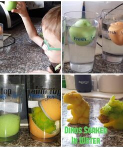 SCS Direct Animal Planet Super Grow Dinosaur Eggs 3 Pack - Toys Hatch and Grow to 3X Size in Water - T-Rex, Triceratops, & Ankylosaurus - Includes Dino Educational Fact Cards 29 71zhZEJTHBL