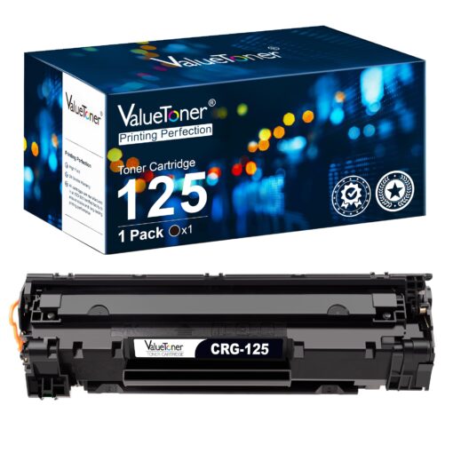 Valuetoner Compatible Black 125 Toner Cartridge Replacement for Canon 125 CRG 125 3484B001AA for ImageClass MF3010 LBP6030w LBP6000 LBP6000B LBP6020 LBP6020B LBP6018 LBP6018W LBP6018L LBP6040 Printer