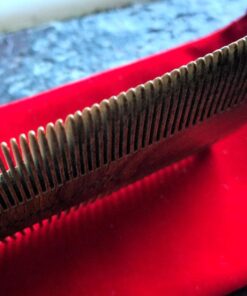 Myhsmooth GS-SM-NF Handmade Natural Green Sandalwood No Static Comb Pocket Comb Perfect Beard Comb with Aromatic Scent for Long and Short Beards Perfect Mustache Comb(4" Long Two Sides) 32 71zidf6B1WL
