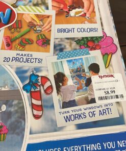 Made By Me Create Your Own Window Art, Paint Your Own DIY Suncatchers, Fun Staycation Activity or Birthday Party Idea, Arts and Craft Kits for Kids Ages 6, 7, 8, 9 43 71zioiqdiOL