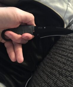 Master USA MU-1119GC Tactical Neck Knife, Black Blade, Cord-Wrapped Steel Handle, 6.75-Inch Overall, Grey Camo 57 71zixfs7o4L