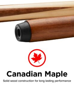 Alternative view of Viper by GLD Products 1-Piece Canadian Maple Billiard/Pool Cue Brown 19-Ounce