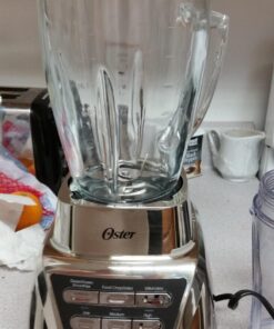 Oster Blender | Pro 1200 with Glass Jar, 24-Ounce Smoothie Cup and Food Processor Attachment, Brushed Nickel - BLSTMB-CBF-000 Blender + Food Processor Brushed Nickel 67 71zjIxFG4JL