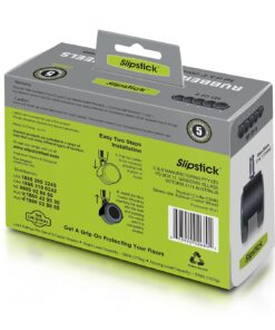 Alternative view of Slipstick CB680 50mm (2 Inch) Floor Protecting Rubber Office Chair Caster Wheels (Set of 5) Standard Stem Size - Black/Gray