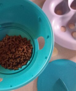 PAW5 Rock 'N Bowl Puzzle Feeder Dog Bowl - Fun Interactive Enrichment Dog Dish - Slow Feeder for Dogs - Stops Bloating - BPA and Phthalate-Free Plastic Made in The USA 23 71zjhk8BZlL