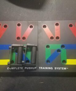 POWER PRESS Push Up Board – Home Workout Equipment, Push Up Bar with 30+ Color Coded Combo Positions for Exercise – Portable Gym Accessories for men and Women, Strength Training Equipment, Original Single Pack 31 71zjwP1KKDL