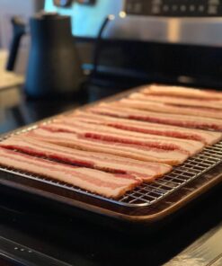 Ultra Cuisine Heavy Duty Cooling Rack for Cooking and Baking - 100% Stainless Steel Baking Rack & Wire Cooling Rack - Cookie Cooling Racks for Baking - Food Safe - Fits Half Sheet Pans - 11.5" x 16.5" 11.5x16.5 inches 45 71zkORr8GhL 1