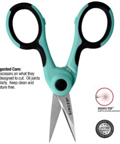 SINGER 00557 4-1/2-Inch ProSeries Detail Scissors with Nano Tip, Teal 1-Pack 25 71zkowyEAwL