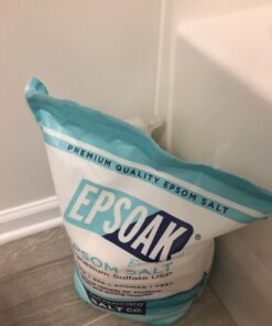 Epsoak Epsom Salt 19 lb Resealable Bulk Bag, Magnesium Sulfate USP. Unscented, Made in The USA, Cruelty-Free Certified 19 Pound (Pack of 1) 32 71zl1JyYTL 1