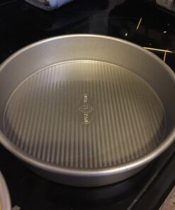 USA Pan Bakeware Round Cake Pan, 9 inch, Nonstick & Quick Release Coating, 9-Inch,Aluminized Steel 44 71zlFO1Fn5L 1